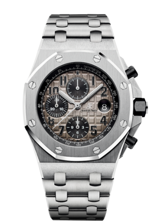 Audemars Piguet - 26470PT.OO.1000PT.01  Royal Oak Offshore 42 Platinum / Slate / Bracelet