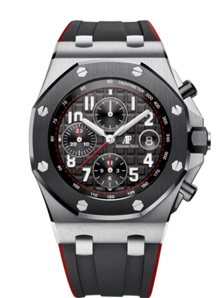 Audemars Piguet - 26470SO.OO.A002CA.01  Royal Oak Offshore 42 Stainless Steel / Ceramic / Black / Rubber