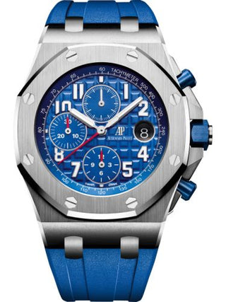 Audemars Piguet - 26470ST.OO.A030CA.01  Royal Oak Offshore 42 Stainless Steel / Indigo / Rubber