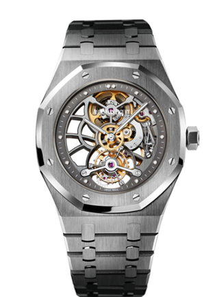 Audemars Piguet - 26511PT.OO.1220PT.01  Royal Oak Ultra Thin Tourbillon Openworked Platinum