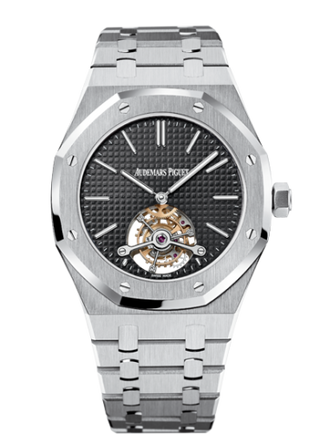 Audemars Piguet - 26512ST.OO.1220ST.01  Royal Oak Ultra Thin Tourbillon Stainless Steel / Black