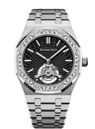 Audemars Piguet - 26521BC.ZZ.1220BC.01  Royal Oak Ultra Thin Tourbillon White Gold / Diamond / Japan