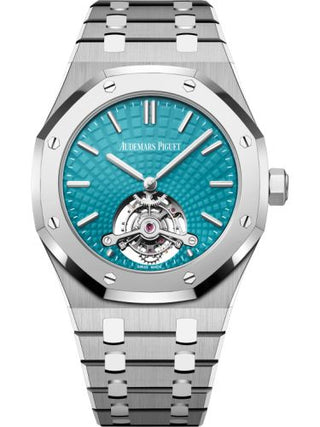 Audemars Piguet - 26522IP.OO.1220IP.01  Royal Oak Ultra Thin Tourbillon Titanium - Platinum / Blue