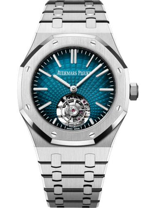 Audemars Piguet - 26530ST.OO.1220ST.99  Royal Oak Self-Winding Flying Tourbillon Stainless Steel / Blue