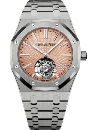 Audemars Piguet - 26531TI.OO.1220TI.01  Royal Oak Self-Winding Flying Tourbillon Titanium / Salmon