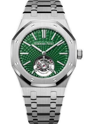 Audemars Piguet - 26534TI.OO.1220TI.01  Royal Oak Self-Winding Flying Tourbillon Titanium / Green