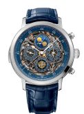 Audemars Piguet - 26554PT.OO.D028CR.01  Jules Audemars Grande Complication Openworked Platinum / Blue