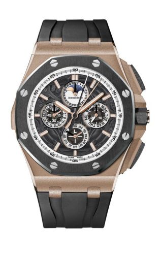 Audemars Piguet - 26571.RO.GG.A002CA.01  Royal Oak OffShore 26571 Grande Complication Pink Gold Ceramic