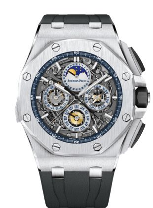 Audemars Piguet - 26571BC.OO.A002CA.01  Royal Oak OffShore Grande Complication White Gold / Skeleton