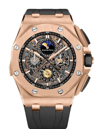 Audemars Piguet - 26571OR.OO.A002CA.01  Royal Oak OffShore 26571 Grande Complication Pink Gold / Black