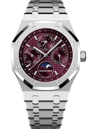 Audemars Piguet - 26574BC.OO.1220BC.01  Royal Oak Perpetual Calendar 41 White Gold / Purple