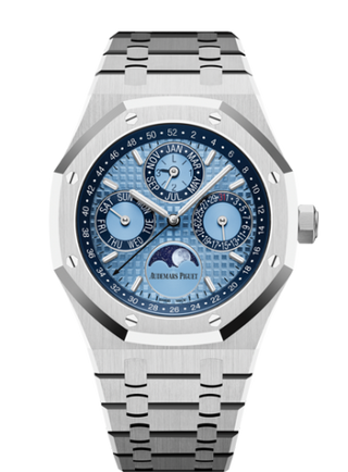 Audemars Piguet - 26574PT.OO.1220PT.01  Royal Oak Perpetual Calendar 41 Platinum / Blue / Switzerland