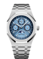 Audemars Piguet Royal Oak Perpetual Calendar Ultra Thin Titanium - Platinum / Blue / Bracelet (26574PT.OO.1220PT.01)