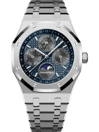 Audemars Piguet - 26574TI.OO.1220TI.01  Royal Oak Perpetual Calendar 41 Titanium / Blue