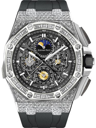 Audemars Piguet - 26575BC.ZZ.A002CA.01  Royal Oak OffShore Grande Complication White Gold / Baguette / Skeleton