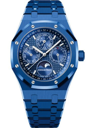 Audemars Piguet - 26579CS.OO.1225CS.01  Royal Oak Perpetual Calendar 41 Blue Ceramic / Blue