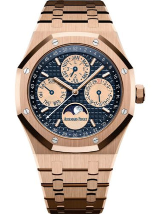 Audemars Piguet - 26584OR.OO.1220OR.02  Royal Oak Perpetual Calendar 41 Pink Gold / One Night for One Drop