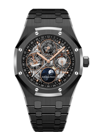 Audemars Piguet - 26585CE.OO.1225CE.01  Royal Oak Perpetual Calendar Openworked 41 Ceramic