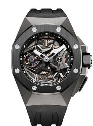 Audemars Piguet - 26589IO.OO.D002CA.01  Royal Oak Concept GMT Tourbillon Titanium / Black