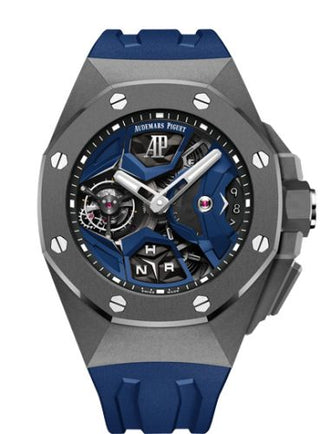 Audemars Piguet - 26589IO.OO.D030CA.01  Royal Oak Concept GMT Tourbillon Titanium / Blue