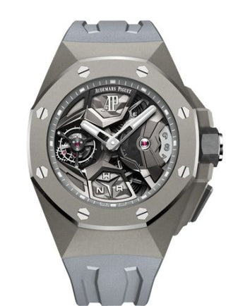 Audemars Piguet - 26589TI.GG.D006CA.01  Royal Oak Concept GMT Tourbillon Titanium / Grey