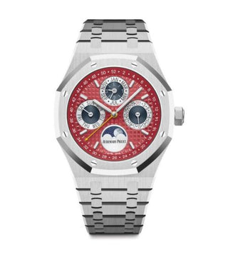 Audemars Piguet - 26607BC.OO.1220BC.01  Royal Oak Perpetual Calendar 41 White Gold / Red / Thailand