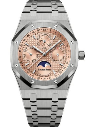 Audemars Piguet - 26615TI.OO.1220TI.01  Royal Oak Perpetual Calendar 41 Titanium / Salmon