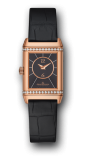 Jaeger-LeCoultre - 2662430  Reverso Classic Small Duetto Pink Gold / Silver / Alligator