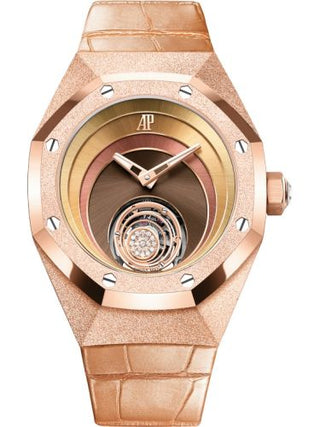 Audemars Piguet - 26630OR.GG.D626CR.01  Audemars Piguet Royal Oak Concept Frosted Gold Flying Tourbillon Tamara Ralph