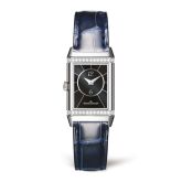 Jaeger-LeCoultre - 2668432  Reverso Classic Small Duetto Stainless Steel / Silver / Alligator