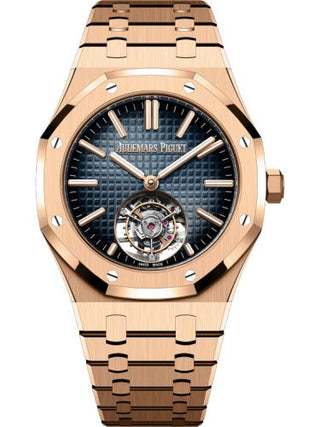 Audemars Piguet - 26730OR.OO.1320OR.02  Royal Oak Self-Winding Flying Tourbillon Pink Gold / Blue