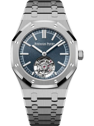 Audemars Piguet - 26730TI.OO.1320TI.02  Royal Oak Self-Winding Flying Tourbillon Titanium / Blue