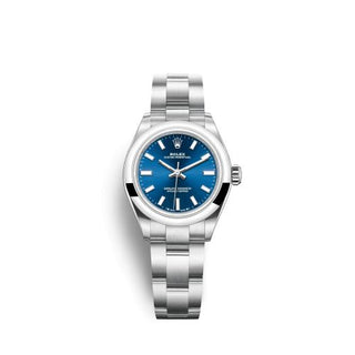 Rolex - 276200-0003  Oyster Perpetual 28 Stainless Steel / Blue