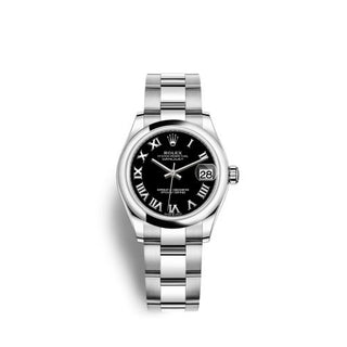 Rolex - 278240-0001  Datejust 31 Stainless Steel / Oyster / Black - Roman