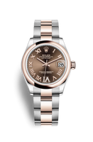 Rolex Datejust 31 Stainless Steel/ Rose Gold / Domed / Rose - Diamond / Jubilee (278241-0003)