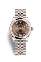 Rolex Datejust 31 Stainless Steel/ Rose Gold / Domed / MOP / Jubilee (278241-0004)