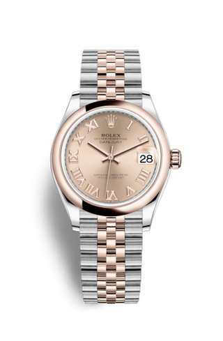 Rolex - 278241-0006  Datejust 31 Stainless Steel/ Rose Gold / Domed / Rose - Roman / Jubilee