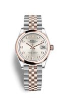 Rolex Datejust 31 Stainless Steel/ Rose Gold / Fluted / Rose / Oyster (278241-0016)