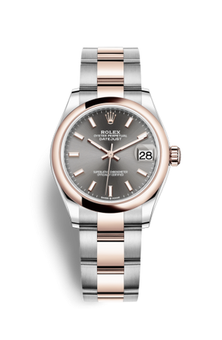 Rolex - 278241-0017  Datejust 31 Stainless Steel/ Rose Gold / Domed / Grey / Oyster