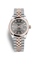 Rolex Datejust 31 Stainless Steel / Yellow Gold / Domed - Diamond / Champagne - Diamond / Oyster (278241-0018)