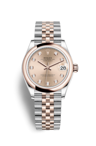 Rolex - 278241-0024  Datejust 31 Stainless Steel/ Rose Gold / Domed / Rose - Diamond / Jubilee