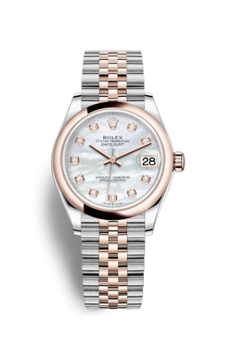 Rolex - 278241-0026  Datejust 31 Stainless Steel/ Rose Gold / Domed / MOP / Jubilee