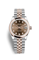 Rolex Datejust 31 Stainless Steel/ Rose Gold / Domed / Rose / Jubilee (278241-0028)