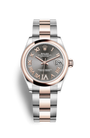 Rolex Datejust 31 Stainless Steel/ Rose Gold / Domed / Rose / Oyster (278241-0029)