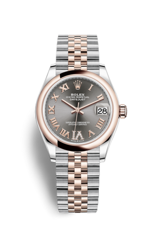 Rolex - 278241-0030  Datejust 31 Stainless Steel/ Rose Gold / Domed / Grey - Roman / Jubilee