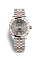 Rolex Datejust 31 Stainless Steel/ Rose Gold / Domed / Rose - Diamond / Oyster (278241-0030)