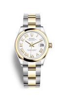 Rolex Datejust 31 Stainless Steel / Yellow Gold / Domed / Champagne - Diamond / Oyster (278243-0001)