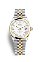 Rolex Datejust 31 Stainless Steel/ Yellow Gold / Domed / Olive - Diamond / Jubilee (278243-0002)