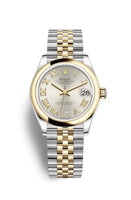 Rolex Datejust 31 Stainless Steel/ Yellow Gold / Domed / Olive - Roman / Jubilee (278243-0004)