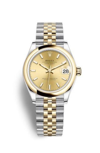 Rolex - 278243-0014  Datejust 31 Stainless Steel / Yellow Gold / Domed / Champagne / Jubilee